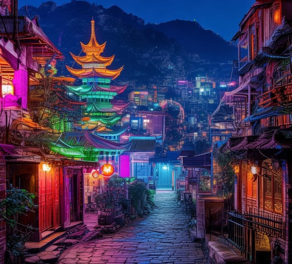 夜色璀璨·定南夜景秘境探幽,夜色璀璨·定南夜景秘境探幽,自然风光,第1张