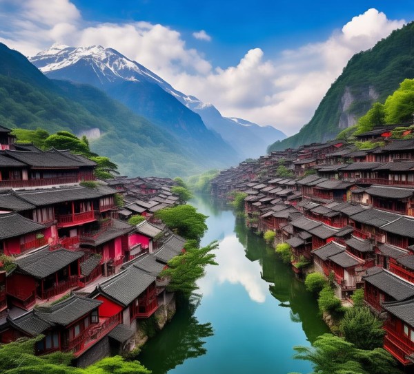 赤水元厚镇，历史遗迹与自然风光交织的红镇之旅,赤水元厚镇，历史遗迹与自然风光交织的红镇之旅,自然风光,第1张