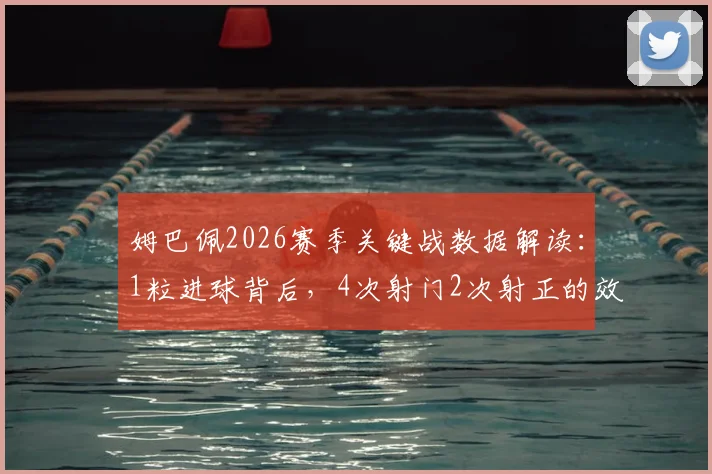 姆巴佩2026赛季关键战数据解读：1粒进球背后，4次射门2次射正的效率究竟如何？